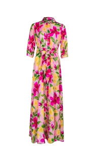 Sukienka KOSZULOVA maxi w lilie